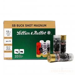 Sellier & Bellot Buck Shot Mag 12/76 52g 8,43mm 10 kpl/rs                                                              