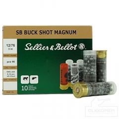 Sellier & Bellot Buck Shot  Magnum 12/76 5,16mm 10 kpl/rs                                                             