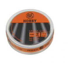 RWS Hobby 4,5mm 0,45g Ilmakiväärinluoti 500 kpl/rs