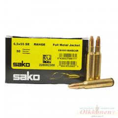 Sako Range 6,5x55 SE 6,5 g FMJ  patruuna 50 kpl