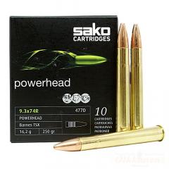 Sako 9,3X74R Powerhead Barnes 16,2g 10kpl/rs