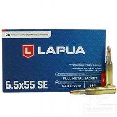 Lapua 6,5x55 Trainer 6,5g FMJ S341 20kpl/rs