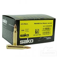 Sako Range .223 Rem  FMJ  patr. 105G 3,2g 100 kpl/rs
