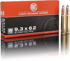 RWS 9,3x62 Uni Classic 19,0g/ 293gr