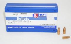 Lapua .224 3,6g SP E539 luoti 100 kpl/rs
