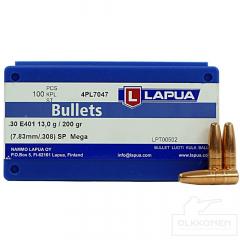 Lapua .30 13g Mega E401 luoti 100 kpl/rs  