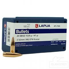 Lapua luoti .30 GB422 10,85g Scenar  100kpl/rs