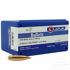 Lapua .338 Lapua Mag. Lock Base, 16,2g FMJBT B408 luoti