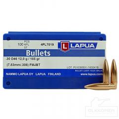 Lapua .30 FMJBT 12 g D46 100 kpl/rs