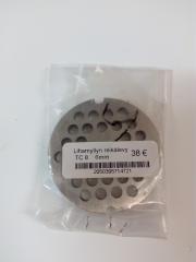 Lihamyllyn reikälevy TC 8    6mm                                                                              