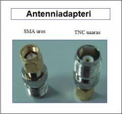 Antenniadapteri SMA uros / TNC naaras