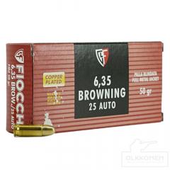 Fiocchi 6,35 Browning 3,24g  225 m/s 50 kpl/rs