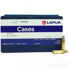 Hylsy Lapua .222 Rem Match 100kpl/rs