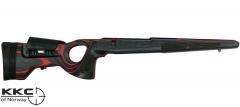 KKC DuoGrip tukki työstämätön oikeakätinen musta/punainen