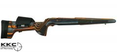 KKC Hunting tukki Tikka M65 oikeakätinen musta/oranssi
