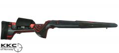 KKC Hunting tukki Tikka T3 / T3x oikeakätinen musta/punainen