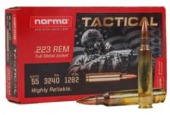 Norma .Tactical 223 rem FMJ 3,56g 30kpl/rs