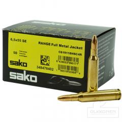 Sako Range 6,5x55 SE 6,5 g FMJ  patruuna 50 kpl
