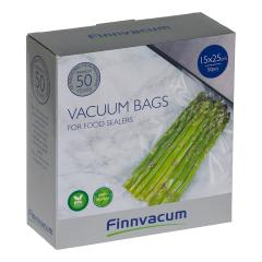 Finnvacum Vakuumipussi 15x25 cm rasteri 50 kpl/pkt