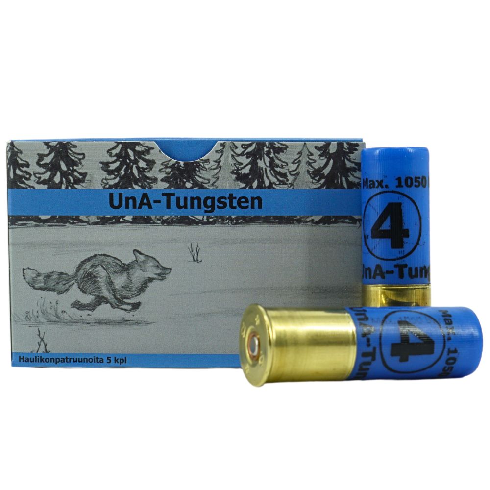 UnA-Tungsten 12/76 34g haulikoko 3,25mm patruuna 5kpl/rs