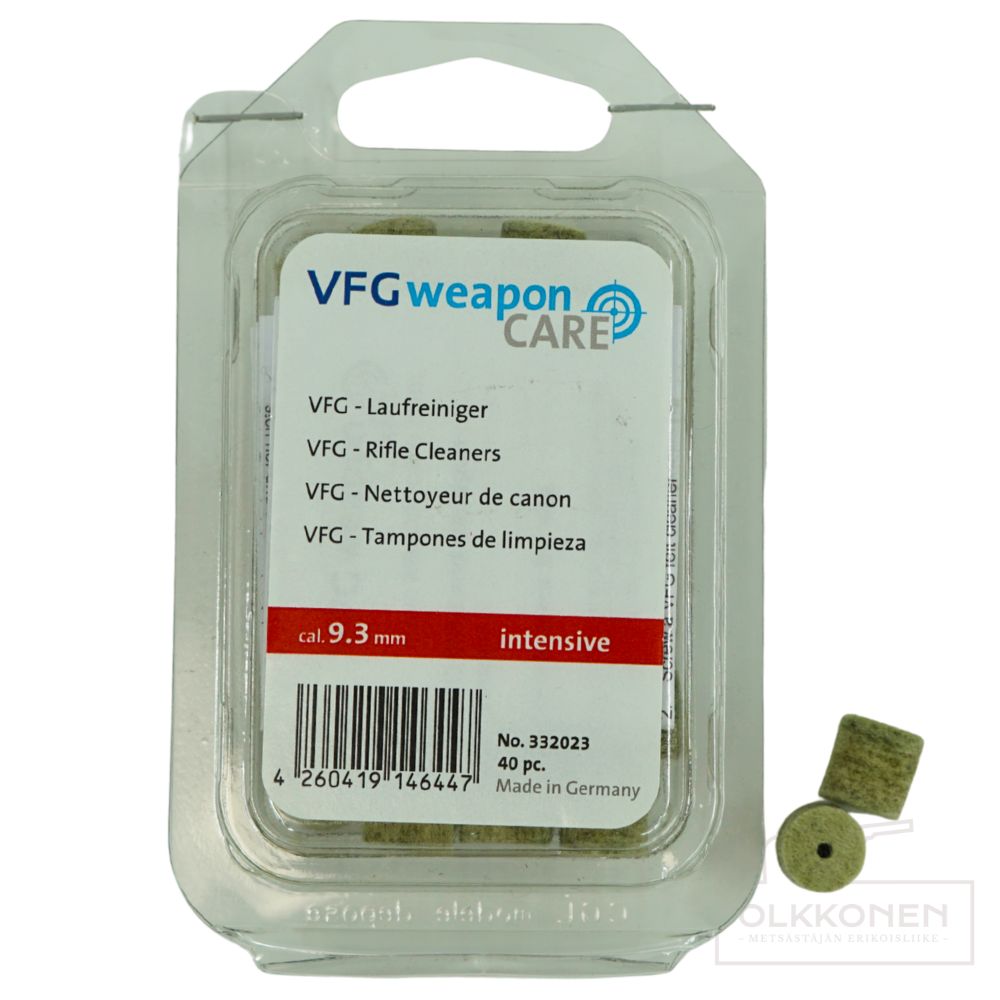 VFG 644 tehopuhdistustulppa 9,3mm 40kpl/rs