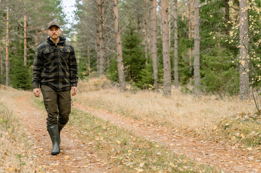 Woodline Fleecetakki Canada Vihreä XL